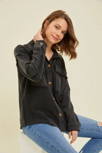 Load image into Gallery viewer, Terry Flannel Shacket