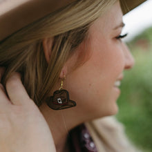Load image into Gallery viewer, Dirty Looks Hat Earrings