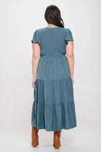 Load image into Gallery viewer, Enchanted Flutter Midi Dress
