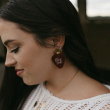 Load image into Gallery viewer, Hillbilly Hippie Pick Earrings