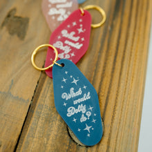 Load image into Gallery viewer, WWDD Retro Motel Keychain