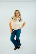 Load image into Gallery viewer, Rodeo Blossom Snap Top