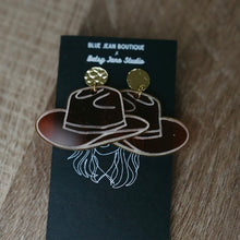 Load image into Gallery viewer, Hold my Halo Hat Earrings