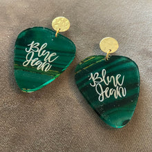 Load image into Gallery viewer, Hillbilly Hippie Pick Earrings