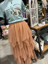Load image into Gallery viewer, Rhinestone Cowgirl Tulle Skirt