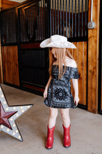 Load image into Gallery viewer, Kids Bandana Paisley Dress