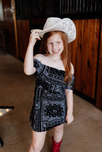 Load image into Gallery viewer, Kids Bandana Paisley Dress