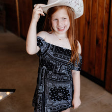 Load image into Gallery viewer, Kids Bandana Paisley Dress