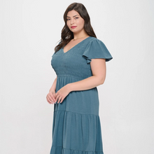 Load image into Gallery viewer, Enchanted Flutter Midi Dress