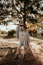 Load image into Gallery viewer, Fallon Embroidered Sleeve Poncho