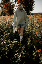 Load image into Gallery viewer, Fallon Embroidered Sleeve Poncho