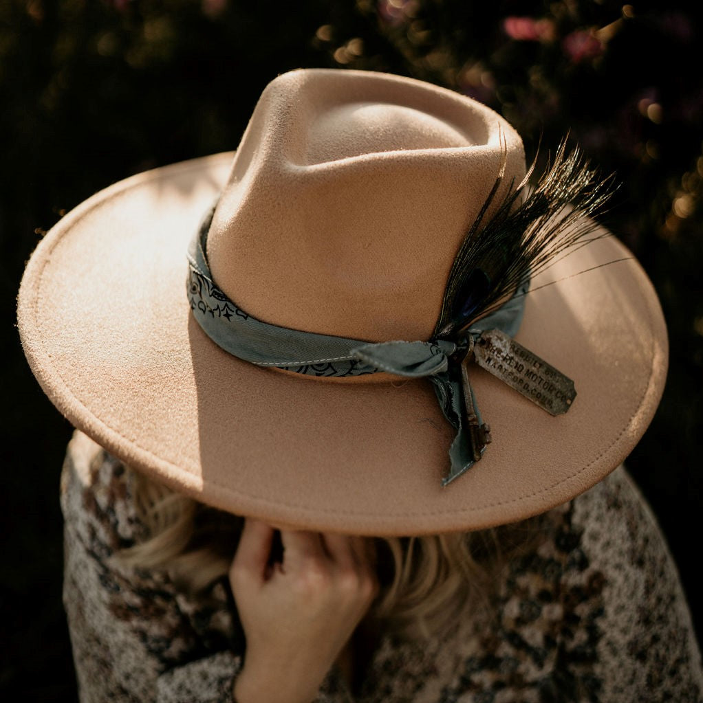 Boho Wide Brim Hats Blue Jean Boutique