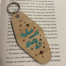 Load image into Gallery viewer, What Would Dolly Do Wood Keychain