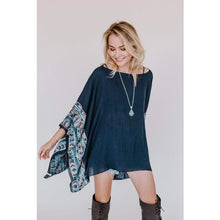 Load image into Gallery viewer, Fallon Embroidered Sleeve Poncho