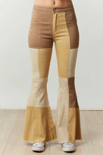 Load image into Gallery viewer, Color Block Super Flare Jeans
