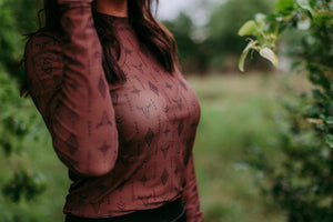 Sonora Aztec Mesh Top