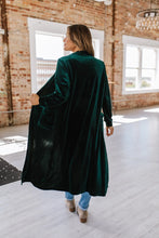 Load image into Gallery viewer, Eve Velvet Long Cardigan
