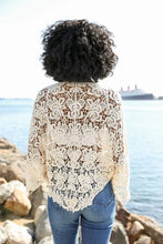 Load image into Gallery viewer, Crochet Floral Petal Kimono
