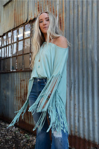 Showstopper Fringe Poncho