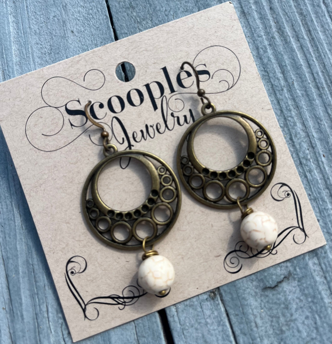 Natural Hoop Earrings