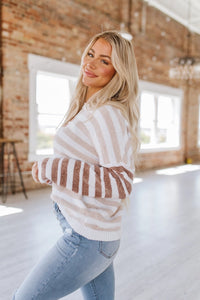 Ashton Striped Chenille Sweater