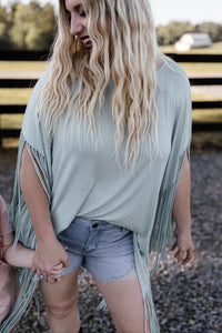 Showstopper Fringe Poncho