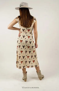 Giddy Up Wrap Dress