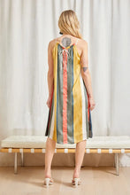 Load image into Gallery viewer, Multi Stripe Halter Dress
