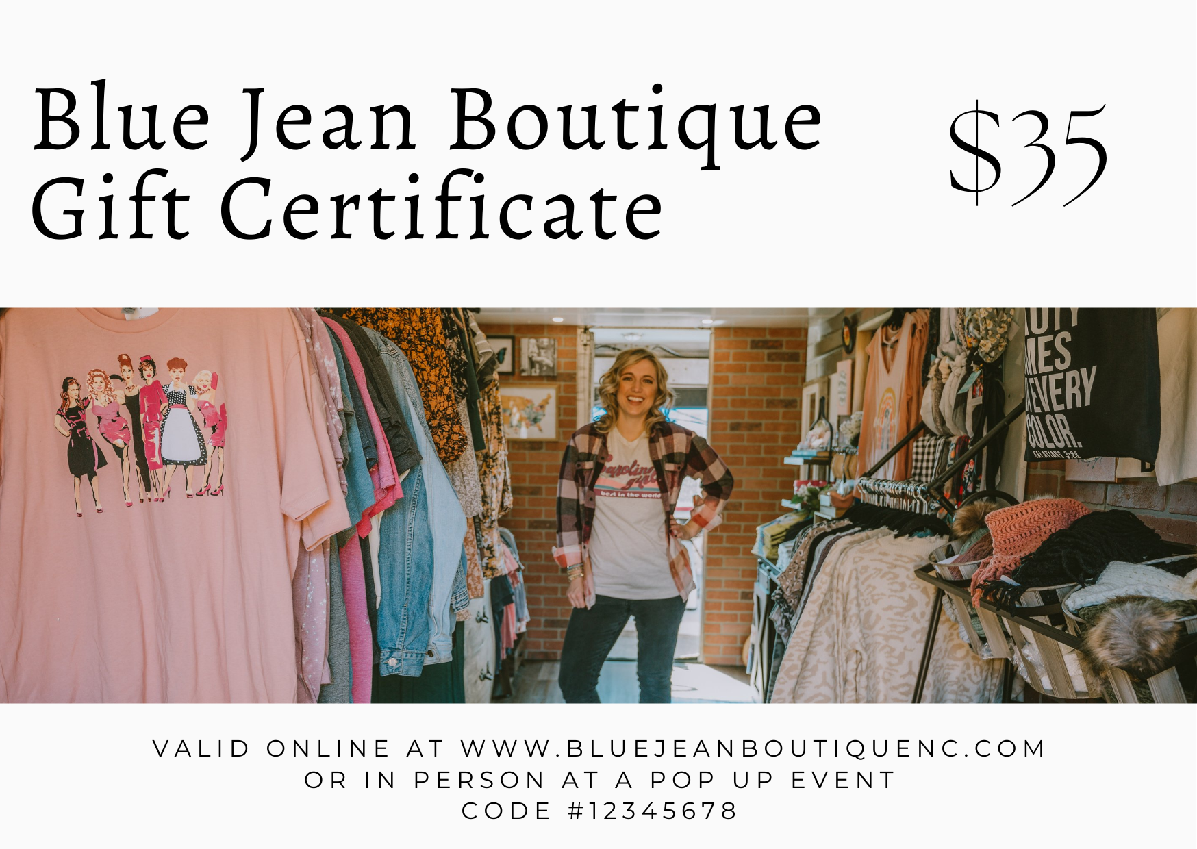 Blue Jean Gift Card
