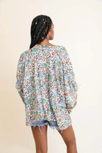 Load image into Gallery viewer, Floral Front Tie Kimono
