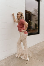 Load image into Gallery viewer, Animal Print Super Flare Jeans
