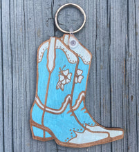 Load image into Gallery viewer, Cowgirl Boots Keychain
