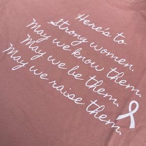 Strong Women Gives Back Short Sleeve Tee