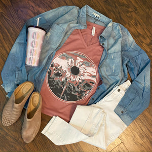 Sunflower Field Tee