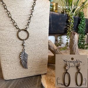 Vintage Wing Necklace